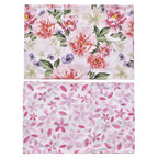 3 Piece Floral Printed Duvet Cover Set (Includes 1 Cover & 2 Pillowcases (Double Size, 200x200 cm) - White and Multi