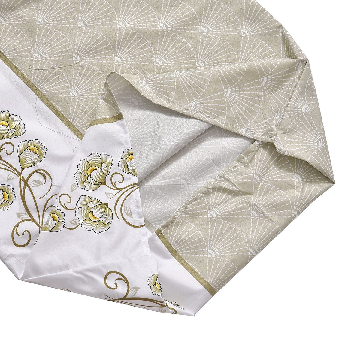 3 Piece Set - Printed Duvet Cover  With 2 Pillow Cases  - Olive 7370840 7