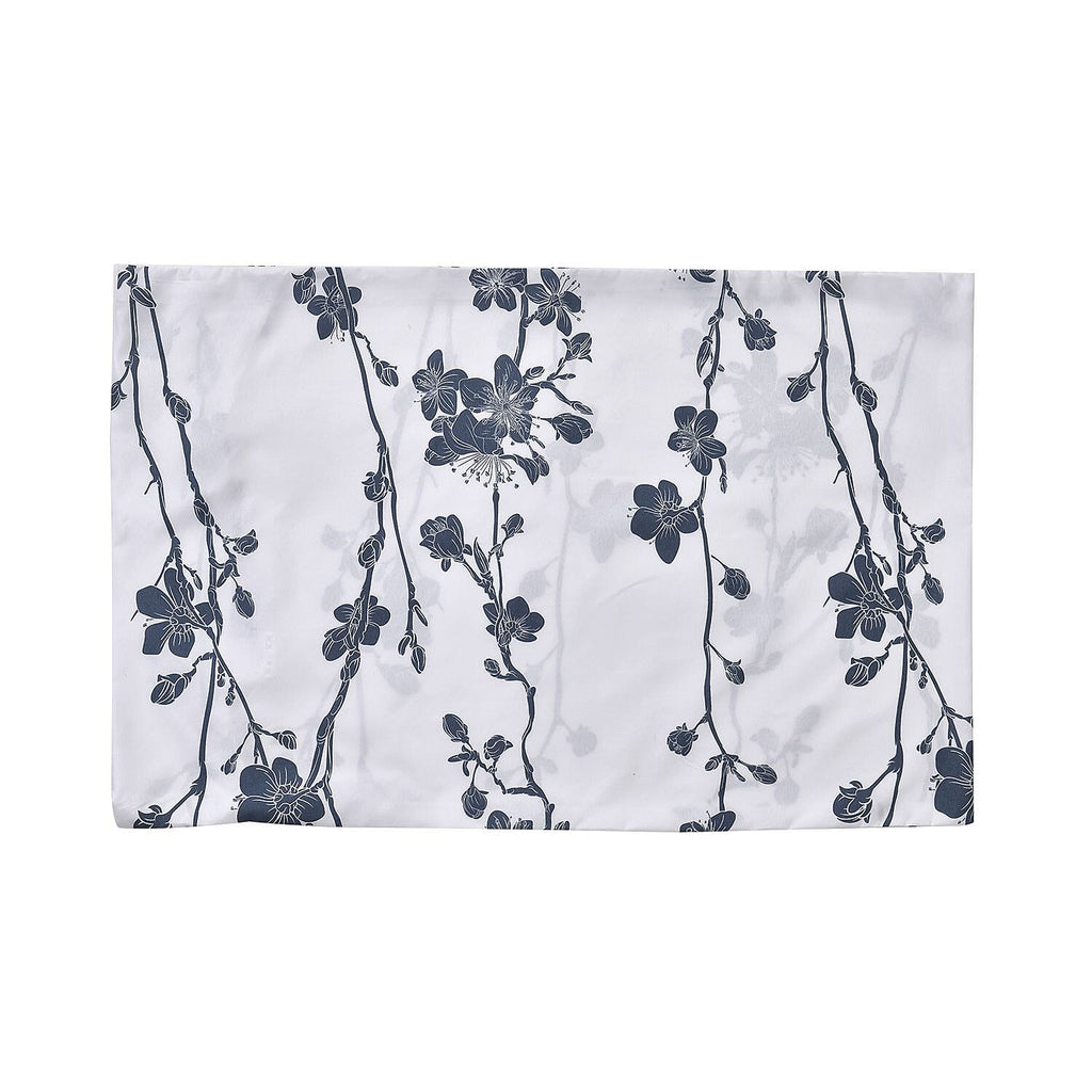 Set of 3 Floral Printed Duvet Cover with 2 Pillow Cases (Double Size 200x200 cm) - White