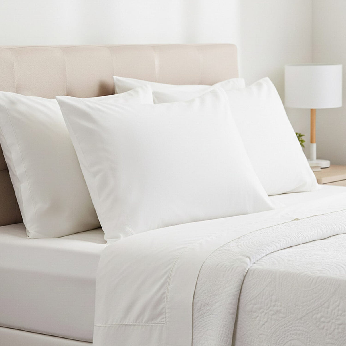 Serenova Medium Soft Pillow White - Patented Internal Ties Pull the Pillow Up and In - Cradles Head and Neck 8256912 4
