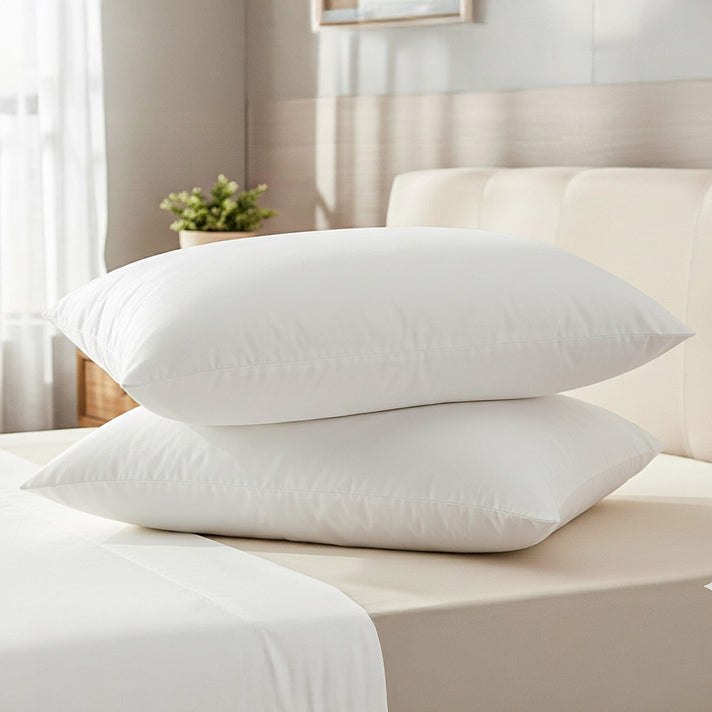 Serenova Set of 2 Medium Firm Suspension Pillows -  Patented Internal Ties Pull the Pillow Up and In - Cradles Head and Neck 8256913 2