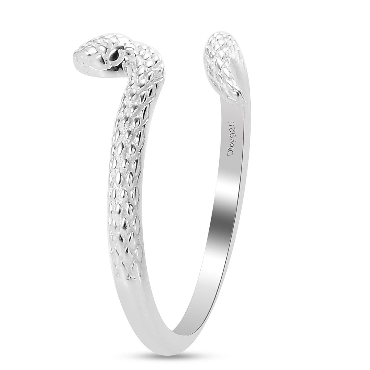 Serpent Design Crossover Ring in Sterling Silver 3815875 3