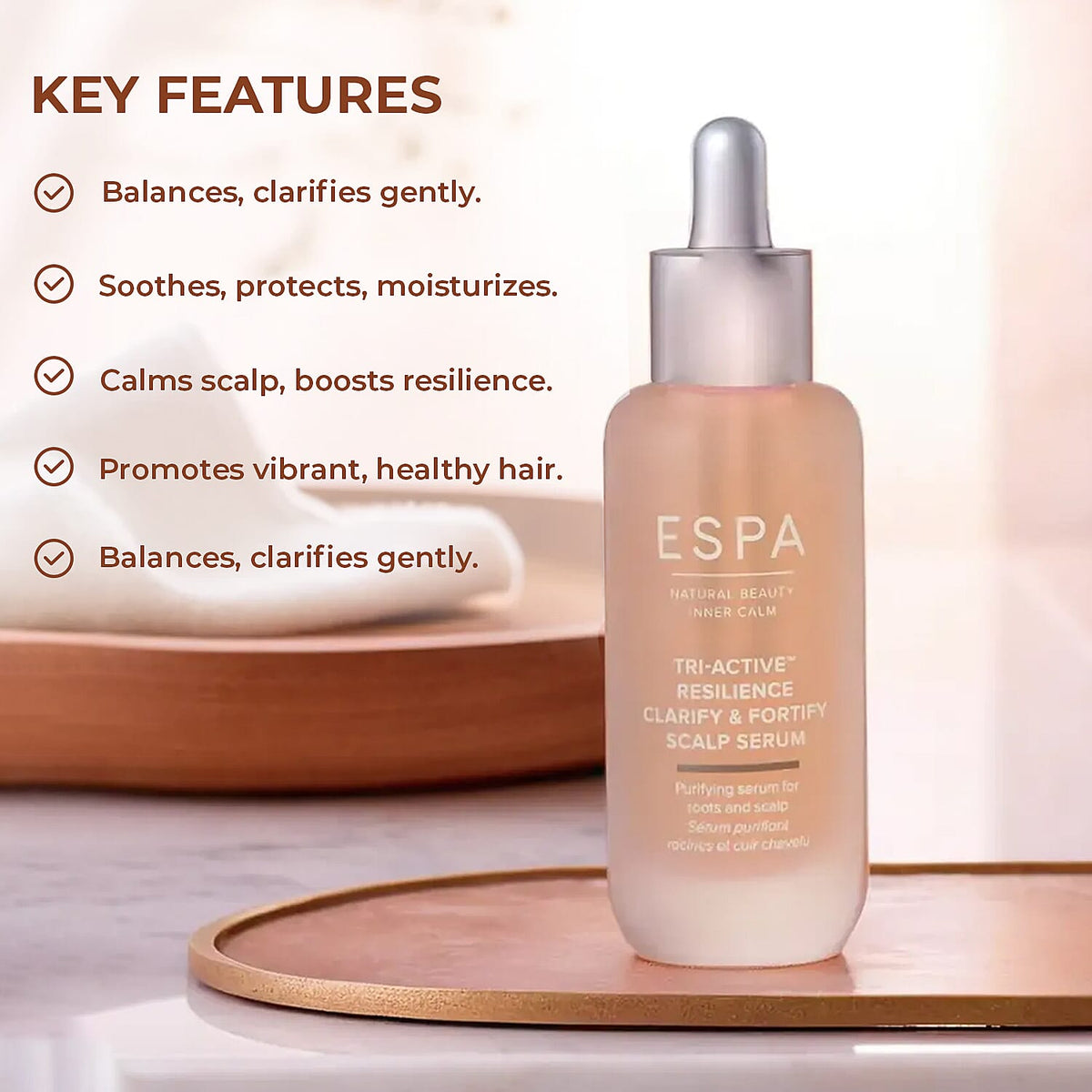 ESPA Triactive Resilience Clarify and Fortify Scalp Serum 30ml 7725412 3