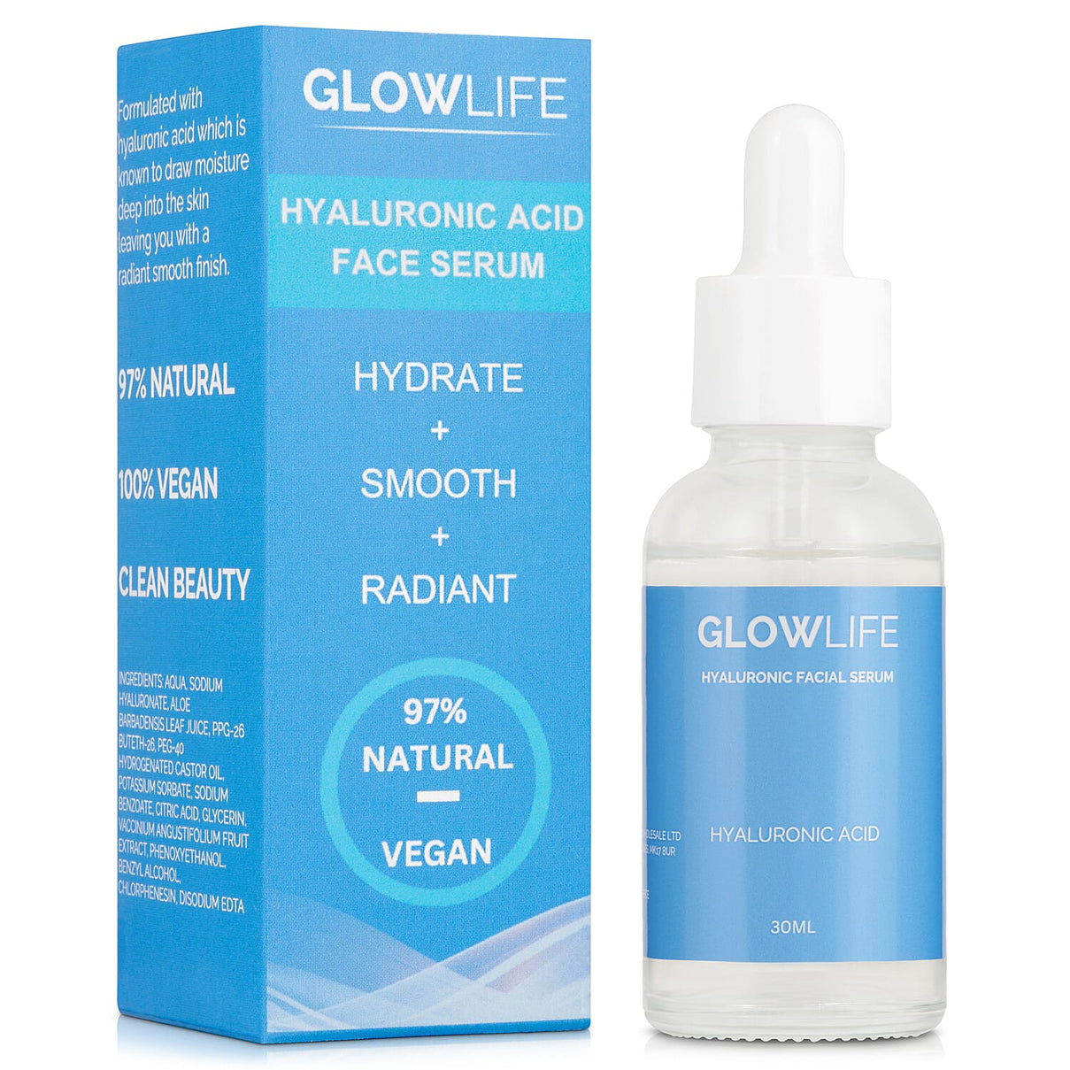 Glowlife Hyaluronic Acid Serum 30ml 7675678 0