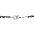 Sesame Jasper & Green  Agate Necklace (Size 20 - 1 Ext)