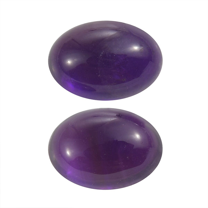 Set Of 2 African Amethyst Oval Cut Cut 7X5 mm Gemstone, 1.68 Ct 8501983 1