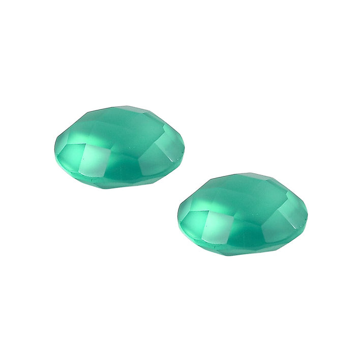 Set Of 2 Green Onyx Round 8 mm Gemstone, 2.99 Ct 8499230 2