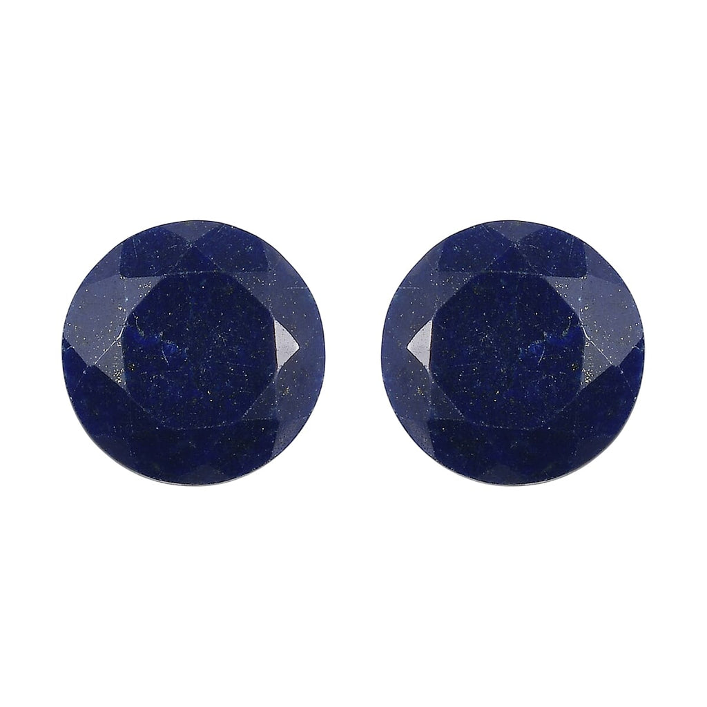 Set Of 2 Lapis Lazuli Round 7 mm Gemstone, 2.43 Ct