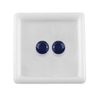 Set Of 2 Lapis Lazuli Round 7 mm Gemstone, 2.43 Ct