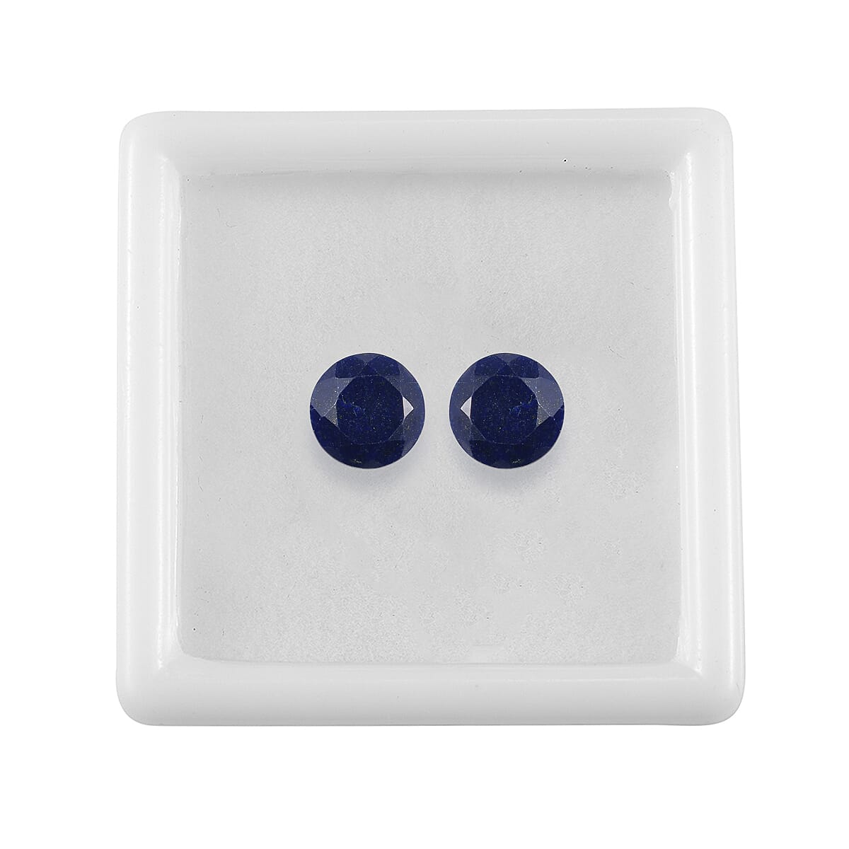 Set Of 2 Lapis Lazuli Round 7 mm Gemstone, 2.43 Ct 8499522 3