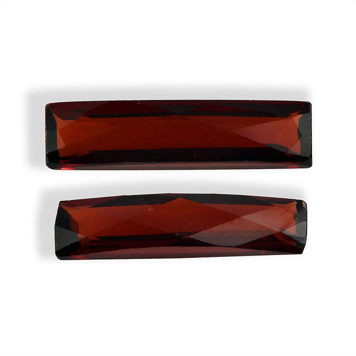 Set Of 2 Mozambique Garnet Baguette 12X3 mm Gemstone, 2.69 Ct 8511653 1