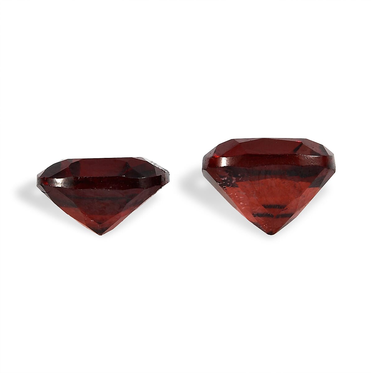 Set Of 2 Mozambique Garnet Cushion Cut 5X5 mm Gemstone, 1.20 Ct 8511675 3