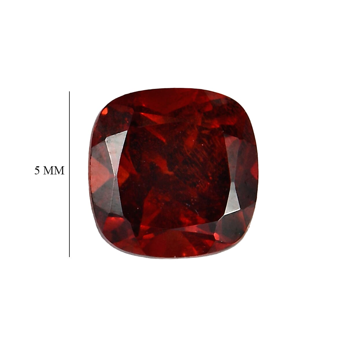Set Of 2 Mozambique Garnet Cushion Cut 5X5 mm Gemstone, 1.20 Ct 8511675 5