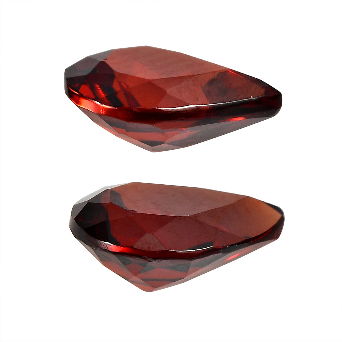 Set Of 2 Mozambique Garnet Pear 7X5 mm Gemstone, 1.75 Ct 8511677 2