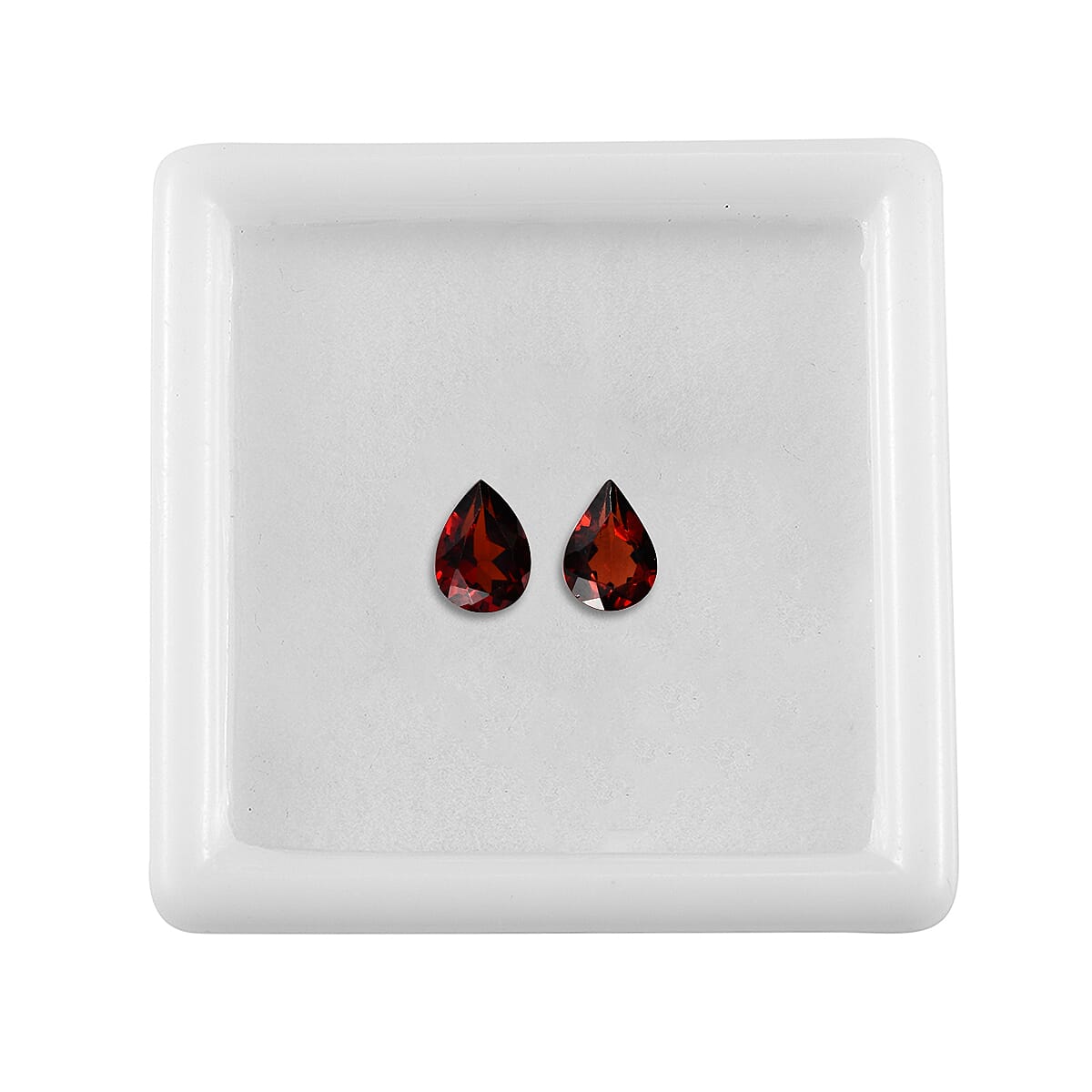 Set Of 2 Mozambique Garnet Pear 7X5 mm Gemstone, 1.75 Ct 8511677 3