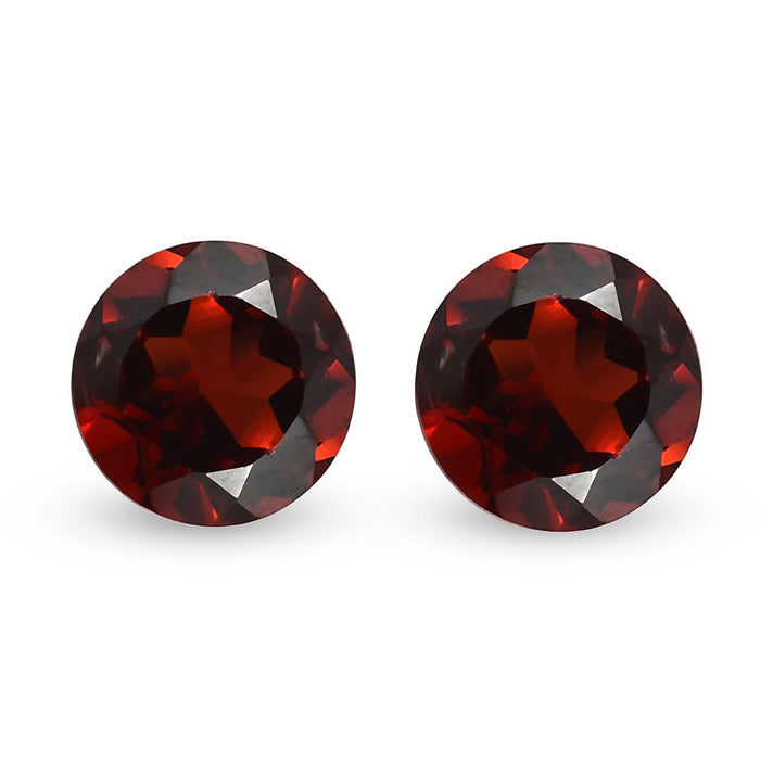 Set Of 2 Mozambique Garnet Round 6 mm Gemstone, 1.92 Ct 8511680 1