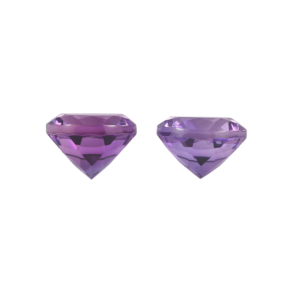 Set Of 2 Pink Amethyst Round 6 mm Gemstone, 1.64 Ct 8499359 1