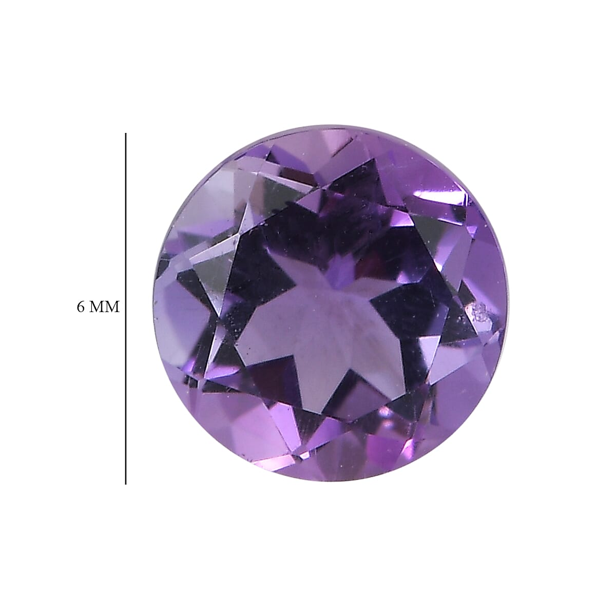 Set Of 2 Pink Amethyst Round 6 mm Gemstone, 1.64 Ct 8499359 3