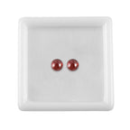 Set Of 2 Red Garnet Round 5 mm Gemstone, 1.14 Ct