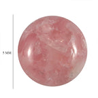 Set Of 2 Rhodochrosite Round 5 mm Gemstone, 0.92 Ct