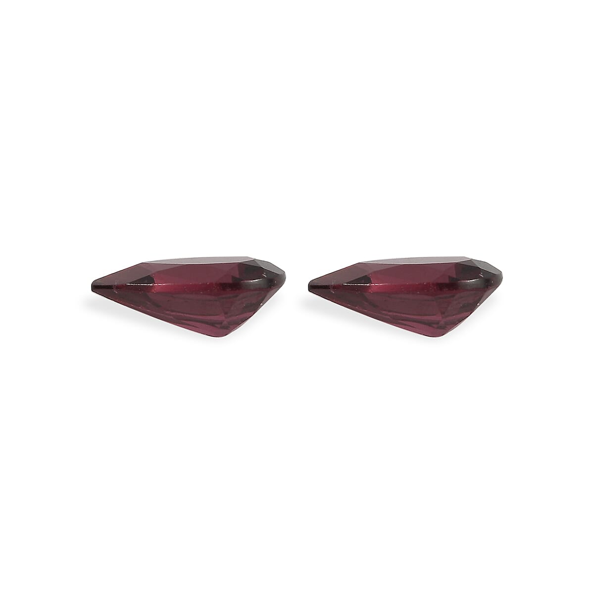 Set Of 2 Rhodolite Garnet Pear 8X5 mm Gemstone, 2.06 Ct 8508172 3