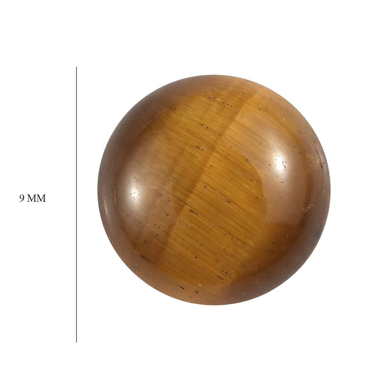 Set Of 2 Tigers Eye Round 9 mm Gemstone, 1.95 Ct V32532135 4