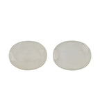 Set Of 2 White Moonstone Oval Cut Cut 9X7 mm Gemstone, 3.15 Ct