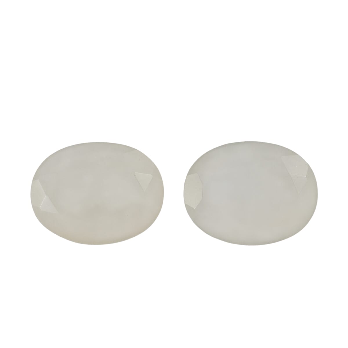 Set Of 2 White Moonstone Oval Cut Cut 9X7 mm Gemstone, 3.15 Ct V32514621 0