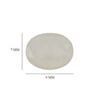 Set Of 2 White Moonstone Oval Cut Cut 9X7 mm Gemstone, 3.15 Ct