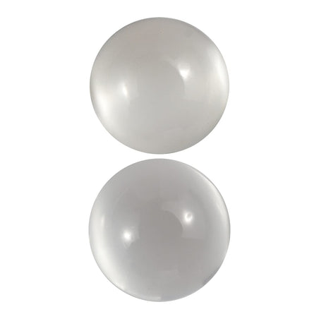 Set Of 2 White Moonstone Round 5 mm Gemstone, 1.14 Ct 8499599 1