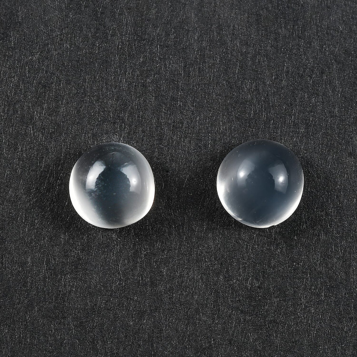 Set Of 2 White Moonstone Round 5 mm Gemstone, 1.14 Ct 8499599 2