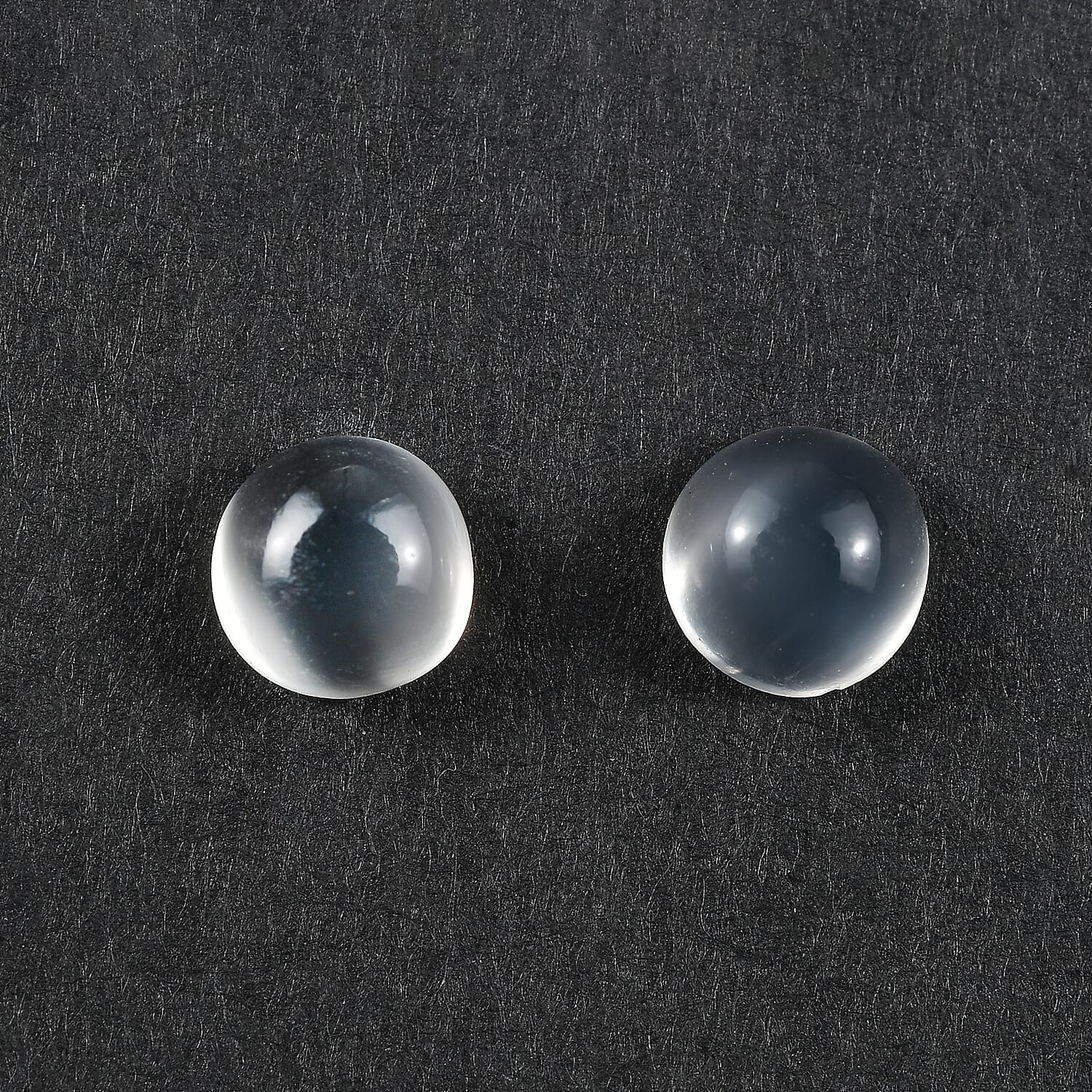 Set Of 2 White Moonstone Round 5 mm Gemstone, 1.14 Ct 8499599 2