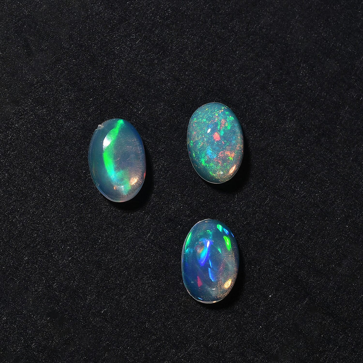 Set Of 3 Ethiopian Opal Oval Cut Cut 6X4 mm Gemstone, 0.70 Ct 8507069 1