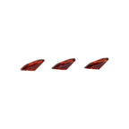 Set Of 3 Garnet Cubic Zirconia Oval Cut Cut 5X3 mm Gemstone, 0.97 Ct
