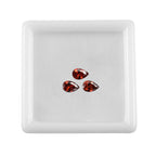 Set Of 3 Garnet Cubic Zirconia Pear 6X4 mm Gemstone, 1.86 Ct