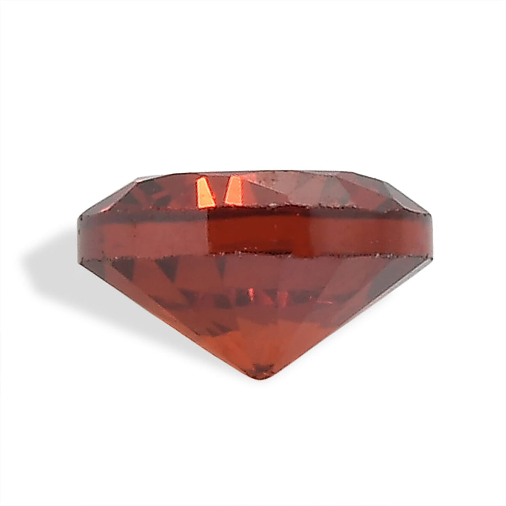 Set Of 3 Garnet Cubic Zirconia Round 4 mm Gemstone, 1.37 Ct