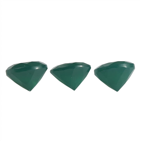 Set Of 3 Green Onyx Round 8 mm Gemstone, 4.76 Ct 8499244 2