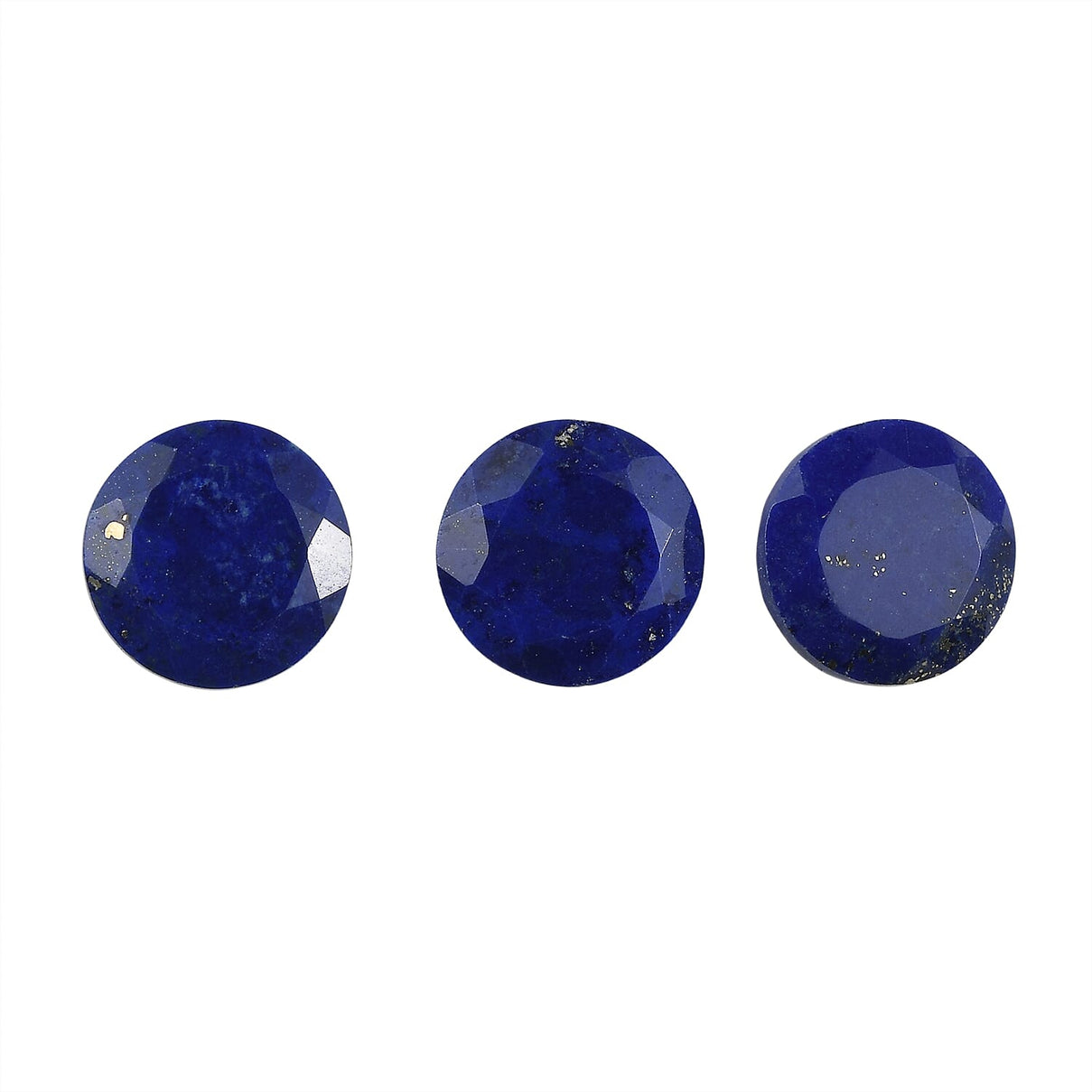 Set Of 3 Lapis Lazuli Round 6 mm Gemstone, 2.43 Ct V32515704 0