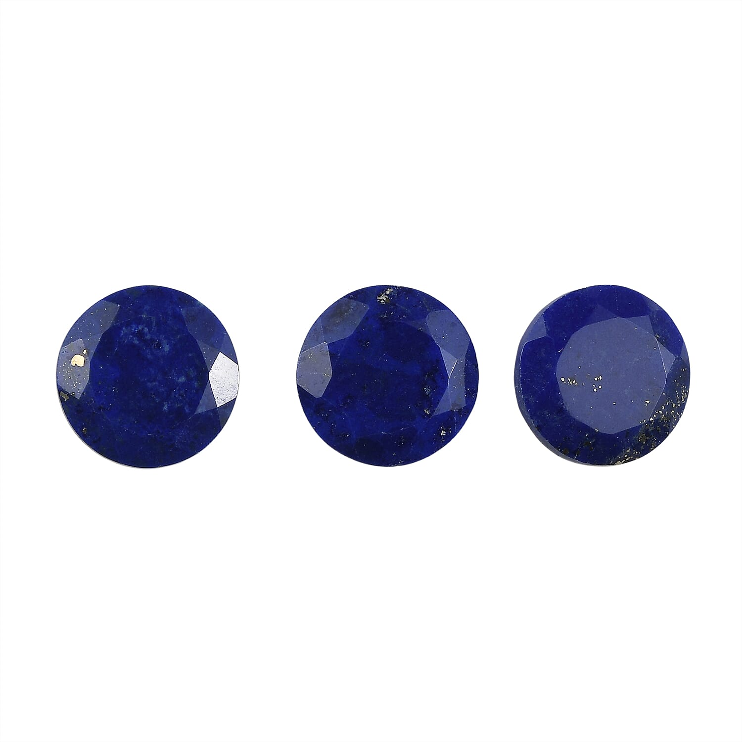 Set Of 3 Lapis Lazuli Round 6 mm Gemstone, 2.43 Ct V32515704 0
