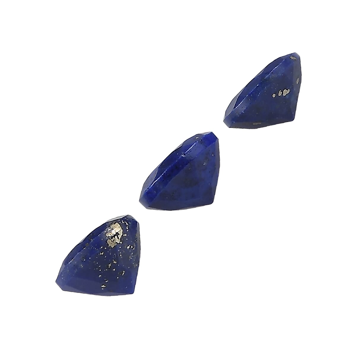 Set Of 3 Lapis Lazuli Round 6 mm Gemstone, 2.43 Ct V32515704 2