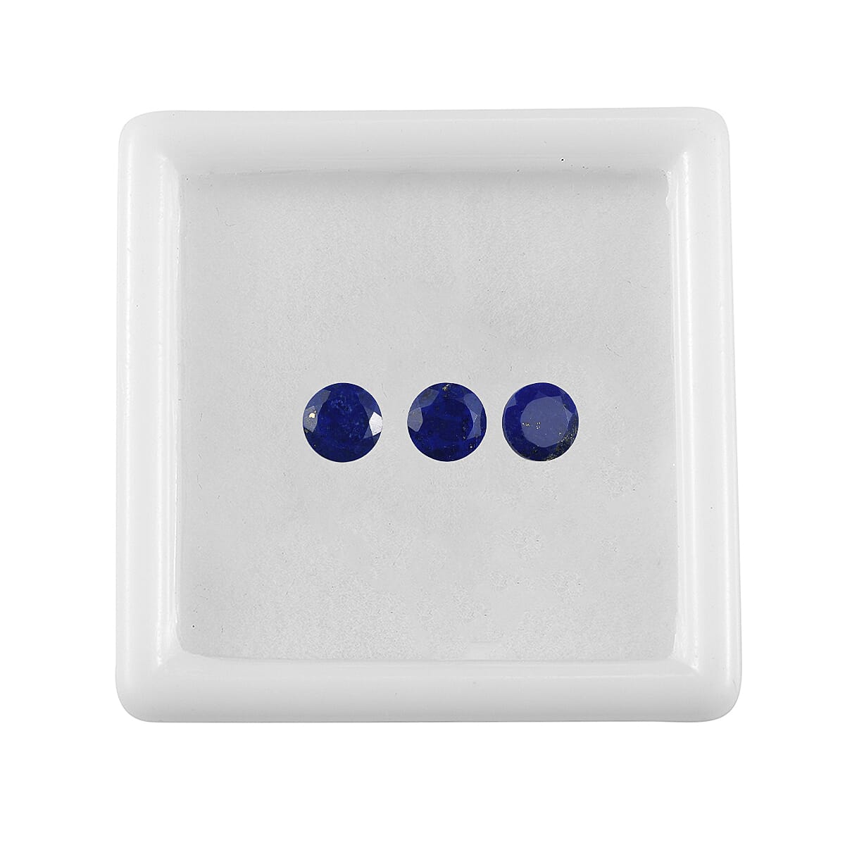 Set Of 3 Lapis Lazuli Round 6 mm Gemstone, 2.43 Ct V32515704 3
