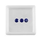 Set Of 3 Lapis Lazuli Round 6 mm Gemstone, 2.43 Ct