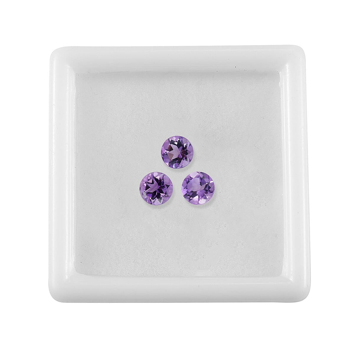 Set Of 3 Pink Amethyst Round 5 mm Gemstone, 1.47 Ct V32513252 2