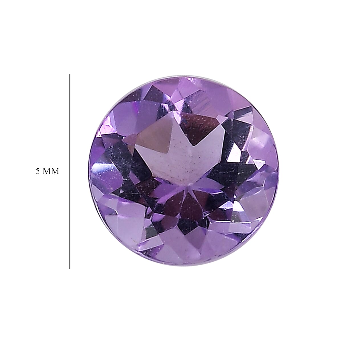 Set Of 3 Pink Amethyst Round 5 mm Gemstone, 1.47 Ct V32513252 3