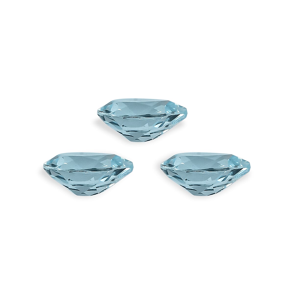 Set Of 3 Skyblue Topaz Pear 5X4 mm Gemstone, 1.20 Ct V32515703 3