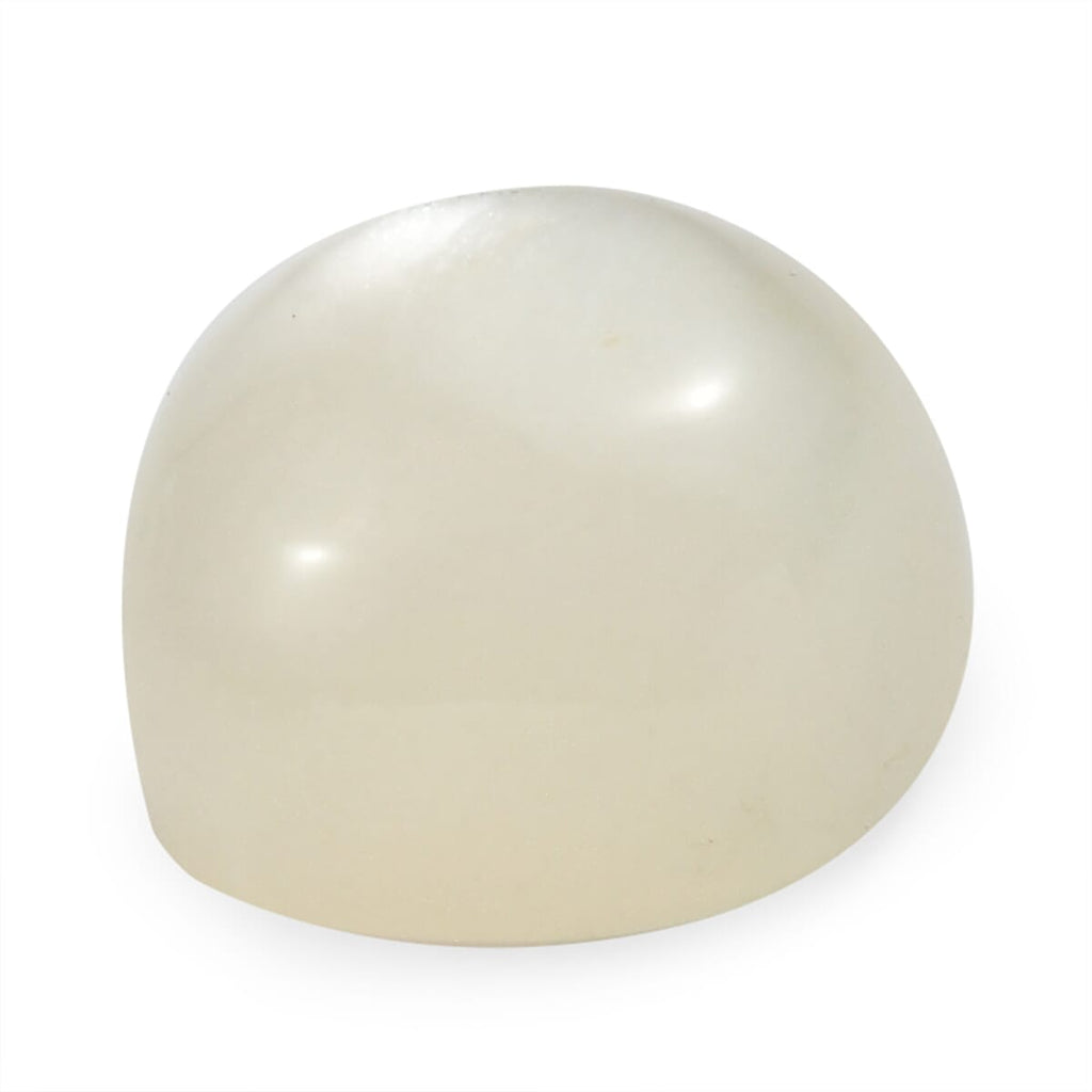 Set Of 3 White Moonstone Cushion Cut 6X6 mm Gemstone, 3.51 Ct