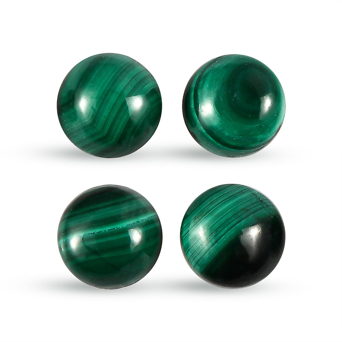 Set Of 4 Malachite Round 4.25 mm Gemstone, 1.60 Ct 8511608 0