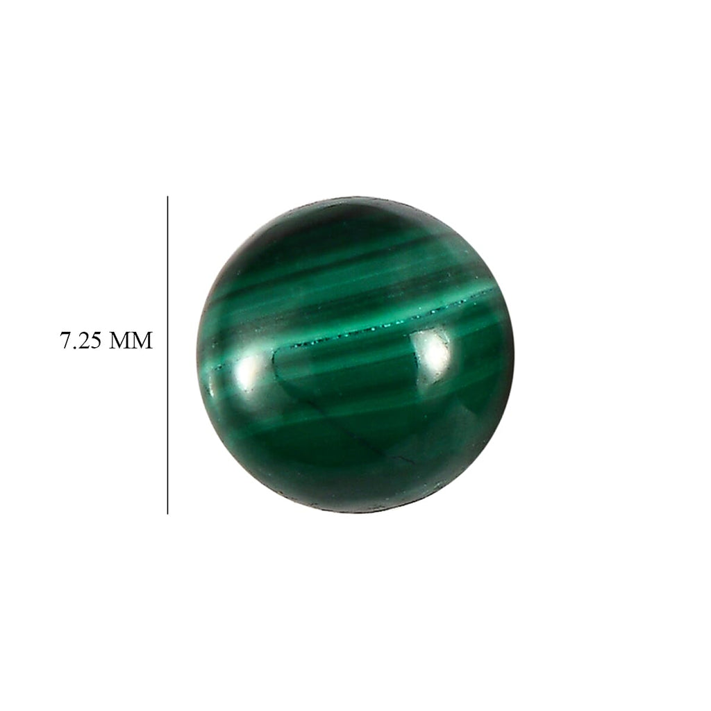Set Of 4 Malachite Round 4.25 mm Gemstone, 1.60 Ct