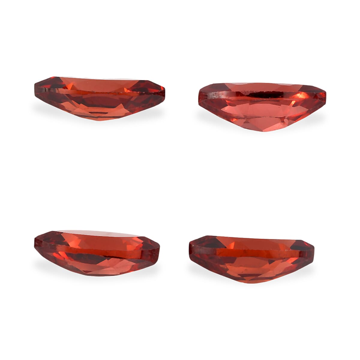 Set Of 4 Red Garnet Marquee 6X3 mm Gemstone, 1.24 Ct V32513989 3
