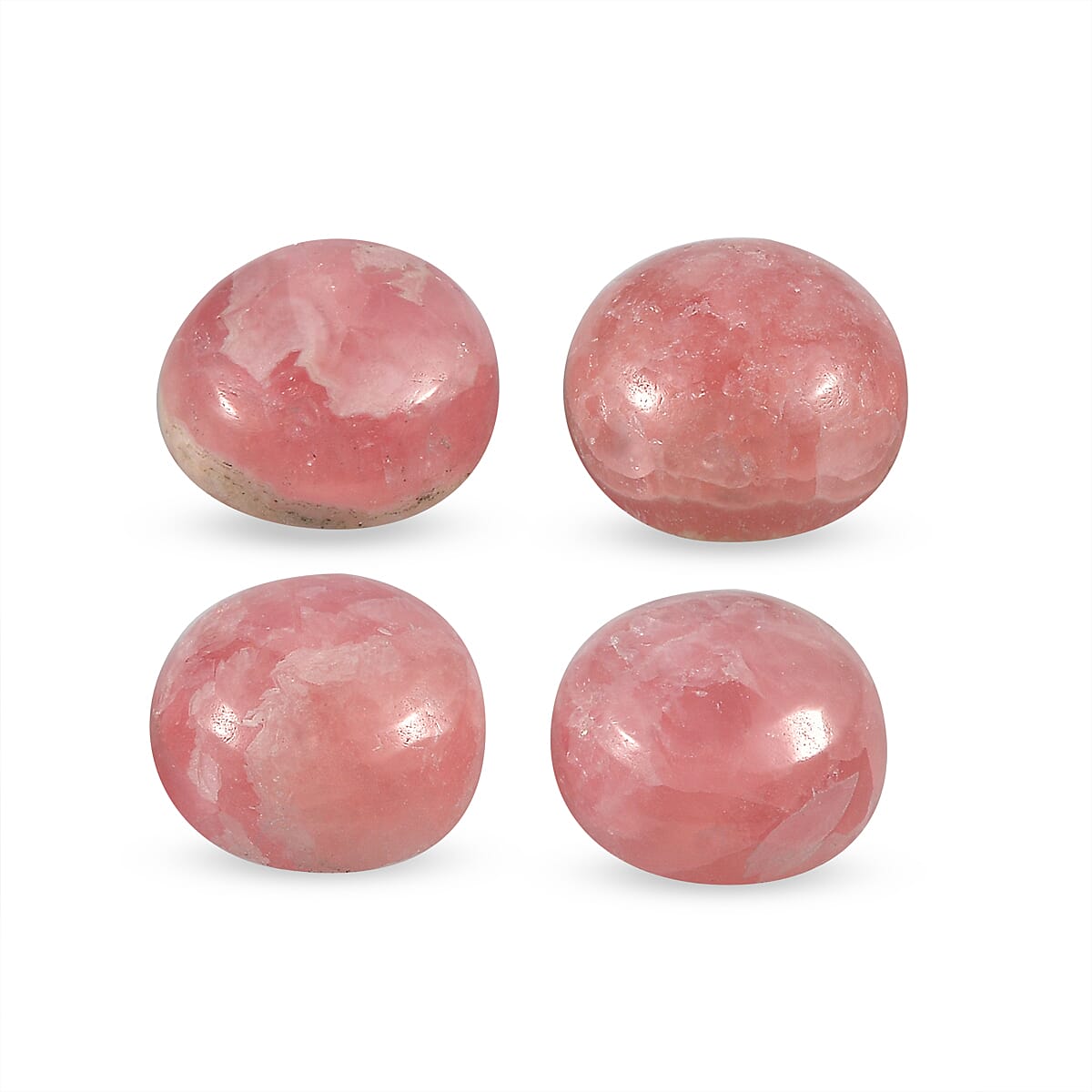 Set Of 4 Rhodochrosite Round 6 mm Gemstone, 4.59 Ct V32528007 3